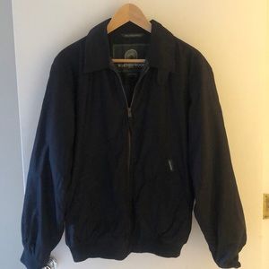 Men’s black bomber winter jacket